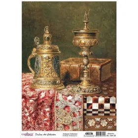 Model AC004 Deluxe Art Collection Pirinç Dekopaj 60x84cm